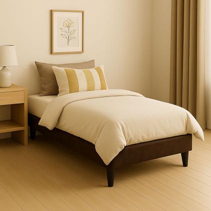 Imagem de Base Cama Box Colchão Solteiro Dobravel Fácil De Montar Reforçado Desmontável 88x188cm