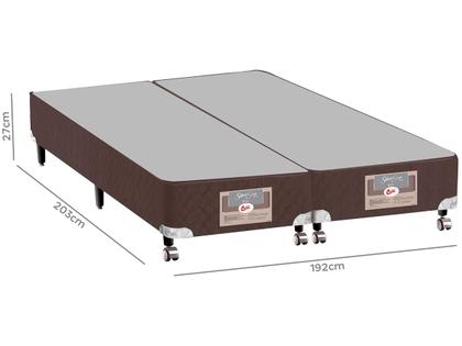 Imagem de Base Cama Box King Size Castor Bipartido