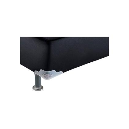 Imagem de Base Cama Box Ortobom Viúva Sintético Preto 128x188x23