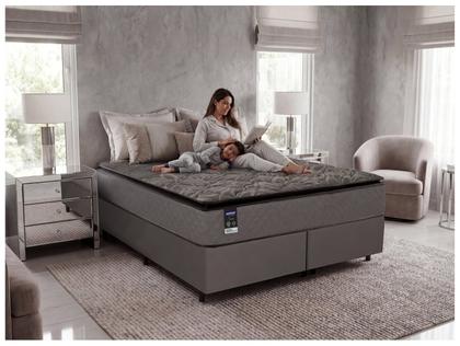 Imagem de Base Cama Box Queen Gazin Bipartida 27x158x198cm Onix