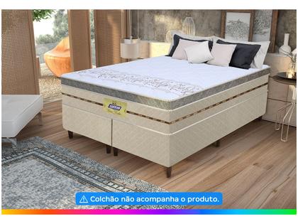 Imagem de Base Cama Box Queen Gazin Bipartida 27x158x198cm