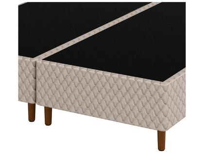 Imagem de Base Cama Box Queen Umaflex Bipartida 26x158x198cm Verona
