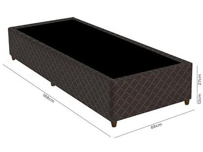 Imagem de Base Cama Box Solteiro Gazin 27cm de Altura