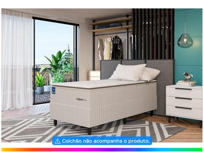 Imagem de Base Cama Box Solteiro Plumatex 37x88x188cm