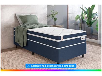 Imagem de Base Cama Box Solteiro Plumatex Colchões 37x88x188cm Alfa Maxx