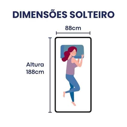 Imagem de Base Cama Box Solteiro Suede Preta 88x188