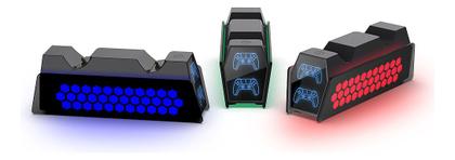 Imagem de Base Carregador Dock Duplo Controle Para Ps5 Dualsense /edge