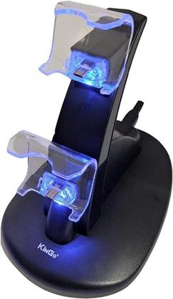 Base Carregador Duplo Arcade P Controle Playstation Ps4 Kingo KG219