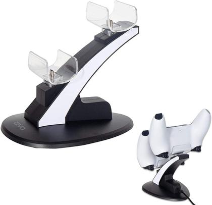 Imagem de Base Carregador Ps5 Carregador Controle Duplo Playstations 5