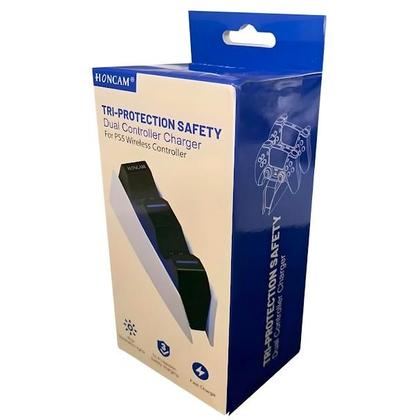 Imagem de Base Carregamento Controle Dualsense PS5 Dock Suporte Duplo