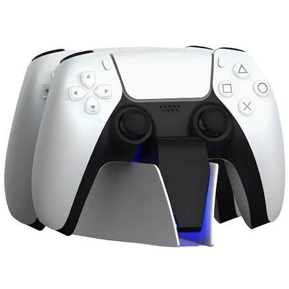 Imagem de Base Carregamento Controle Dualsense PS5 Dock Suporte Duplo