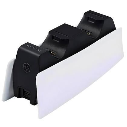 Imagem de Base Carregamento Controle Dualsense PS5 Dock Suporte Duplo