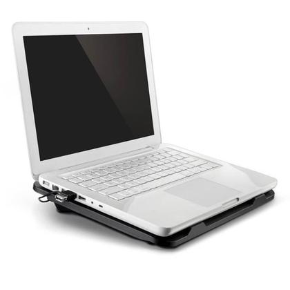 Imagem de Base com Cooler para Notebook Multi Slim, Até 17", 2x USB, LED, Preto - AC263