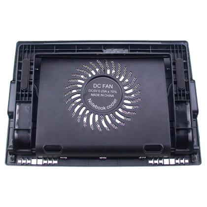 Imagem de Base com Cooler para Notebook Rise Mode, Galaxy Black X6, LED - RM-CN-06-BB