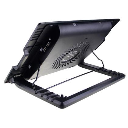 Imagem de Base com Cooler para Notebook Rise Mode, Galaxy Black X6, LED - RM-CN-06-BB