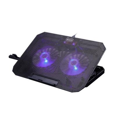 Imagem de Base com Cooler para Notebook Xtrike Me, com 2 Fans, até 17", 2x USB, com Apoio para Celular, LED, Preto - FN-818