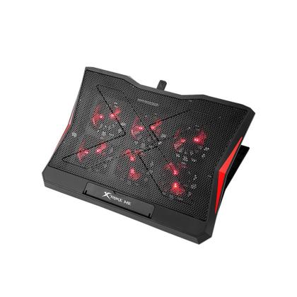Imagem de Base com Cooler para Notebook Xtrike Me, com 6 Fans com Ajuste de Velocidade, até 17"", 2x USB, LED ajustável, Preto - FN-811