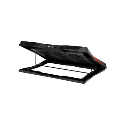 Imagem de Base com Cooler para Notebook Xtrike Me, com 6 Fans com Ajuste de Velocidade, até 17"", 2x USB, LED ajustável, Preto - FN-811