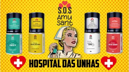 Imagem de Base concreto com formol na medida certa para endurecer as unhas sem ressecar - SOS Amusant Hospital das Unhas