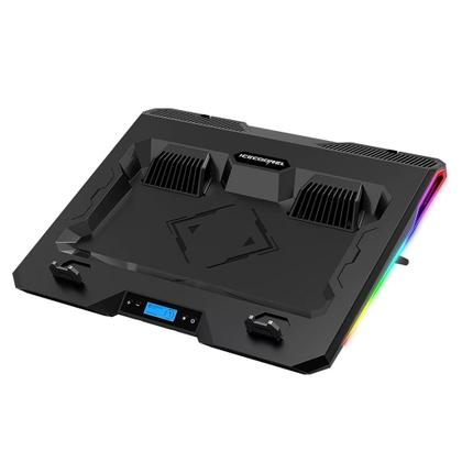 Imagem de Base Cooler Gamer para Notebook RGB 2 Ventoinhas Velocidade Ajustável DELTA-B3122GG