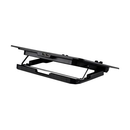 Imagem de Base Cooler Para Notebook Refrigerada Até 15,6'' 2 coolers fan LED Azul NBC-50BK C3Tech