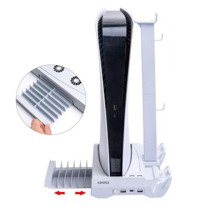 Imagem de Base Cooler Suporte Compatível com Playstation 5 Refrigeração e Porta Jogos - Oivo