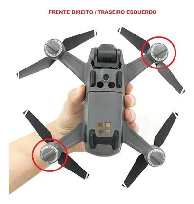 Imagem de Base Da Tampa Do Led Para Dji Spark Dianteiro Direito/traseiro Esquerdo