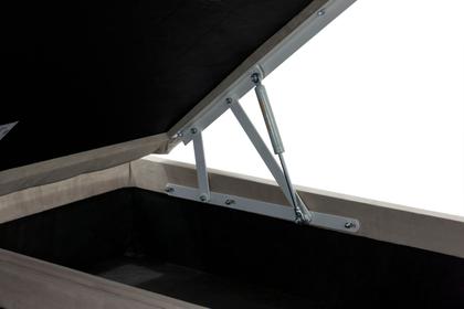 Imagem de Base de Cama Box Bau Light material sintético Bege Queen 158 cm (LARG) - 52681