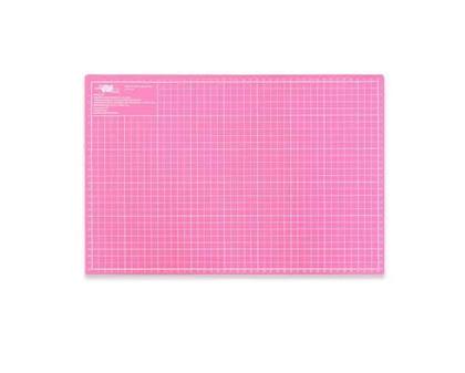 Imagem de Base de Corte A3 Rosa Patchwork Dupla Face 45x30 cm