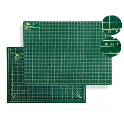 Imagem de Base De Corte Dupla Face A2 60X45 Patchwork Scrapbook Artesanato Verde