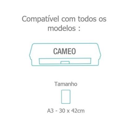Imagem de Base de Corte Helíaco A3 com Cola Compatível Silhouette Cameo