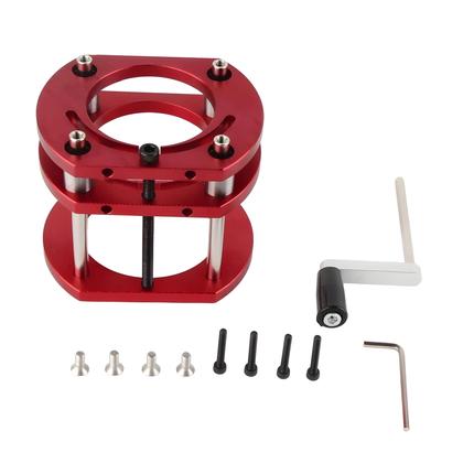 Imagem de Base De Elevação Para Tupia Em Liga De Alumínio Com Sistema De Fixação De 4 Garras Para Mesa De