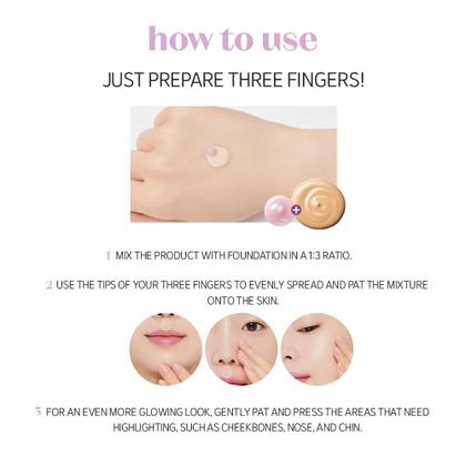 Imagem de Base de Maquiagem ETUDE Nymph Aura Volumer 24g - Creme Radiante