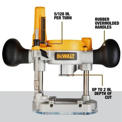 Imagem de Base de Mergulho DEWALT DNP612 para Roteador Compacto