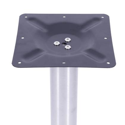 Imagem de Base de Mesa Beta Fixa em Inox 69 cm (Altura) com Disco Redondo