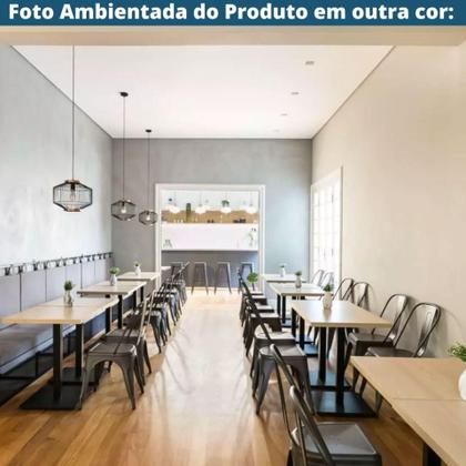 Imagem de Base de Mesa de Jantar Quadrada Estocolmo Alpha Fratini 72 cm (altura) Aço Inox com Base Quadrada