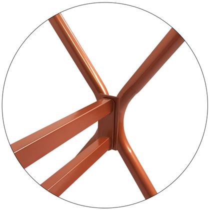 Imagem de Base De Mesa Jantar Retangular P/ Tampo Até 1,20m Pedra Vidro E Madeira