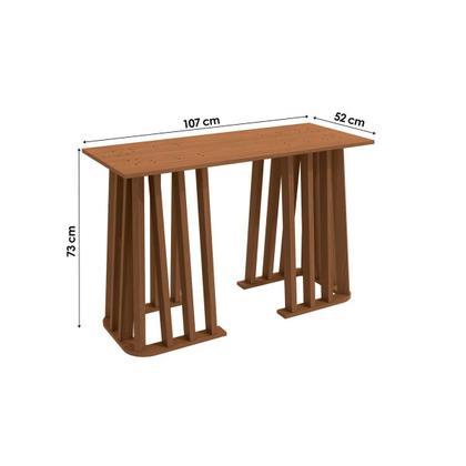 Imagem de Base de Mesa p/ Cozinha Alteia BA50 Madeirado s/ Tampo Canela - Kappesberg