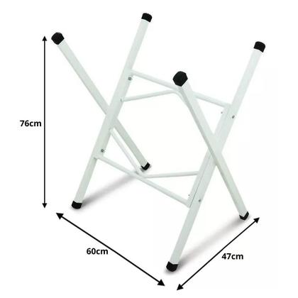 Imagem de Base De Mesa Retangular 100cm Serve Para Tampos De Granito Madeira Mármore Sala De Jantar