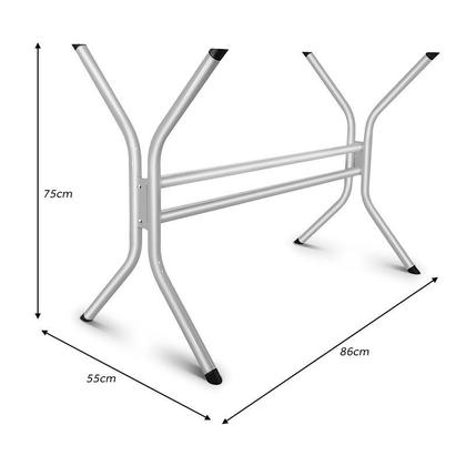 Imagem de Base de Mesa Retangular de Jantar Madri Tampos até 120X80cm