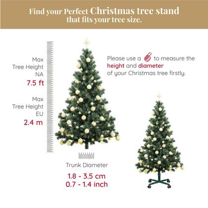 Imagem de Base de suporte de árvore de Natal com rodas para árvore de 6 pés