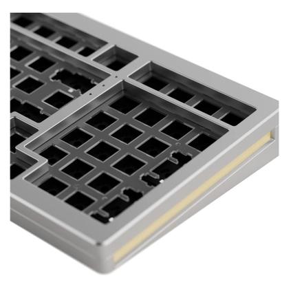 Imagem de Base de Teclado Mecânico Monsgeek Barebone M2 QMK, Barebone Prata