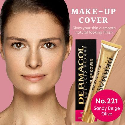 Imagem de Base Dermacol Full Coverage Matte com SPF30 30mL 221
