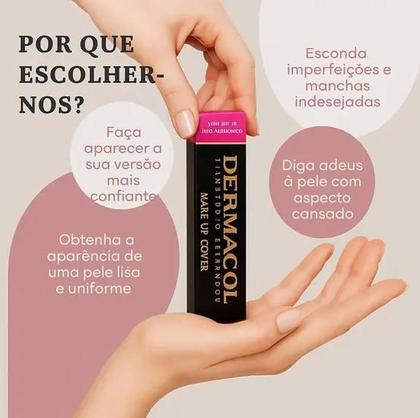 Imagem de Base Dermacol Make-up Cover Mini Alta Cobertura Cor 210 13g