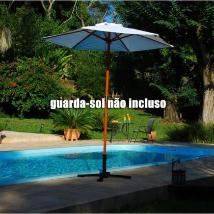 Imagem de Base Dobravel para Guarda-sol e Ombrellones em Aco Mor