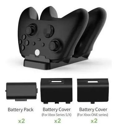Imagem de Base Dock Carregador 2 Controle Compatível X series S X 2 Baterias