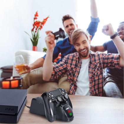 Imagem de Base Dock Carregador Duplo 2 Controles Ps4 / Slim / Pro