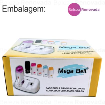 Imagem de Base Dupla Rollon Mega Bell Aquecedor Cera Quente