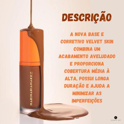 Imagem de Base e Corretivo - Mari Maria - Velvet Skin - Matte