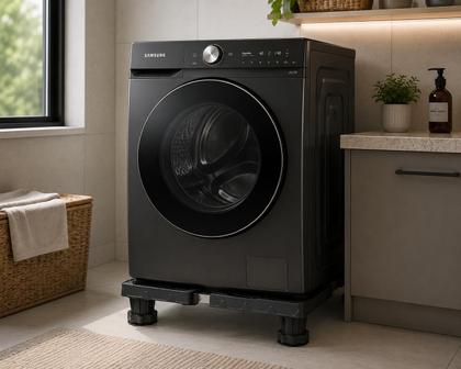 Imagem de Base Elevatória P/ Lava e Seca Samsung, Electrolux e LG Ideal P/ Elevar, Nivelar e Proteger o Eletrodoméstico